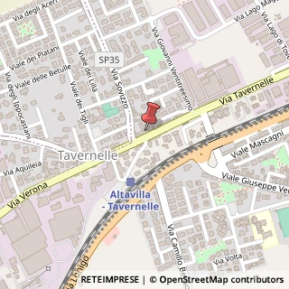 Mappa Via Tavernelle, 72, 36077 Sovizzo, Vicenza (Veneto)