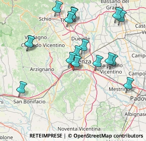 Mappa Via Portule, 36077 Altavilla vicentina VI, Italia (16.61765)