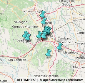 Mappa Via Portule, 36077 Altavilla vicentina VI, Italia (7.43214)