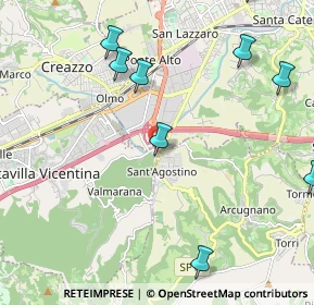 Mappa Via Portule, 36077 Altavilla vicentina VI, Italia (2.95667)