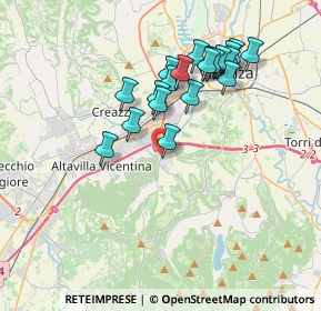 Mappa Via Portule, 36077 Altavilla vicentina VI, Italia (3.395)