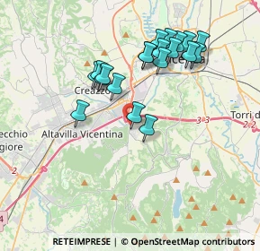Mappa Via Portule, 36077 Altavilla vicentina VI, Italia (3.502)