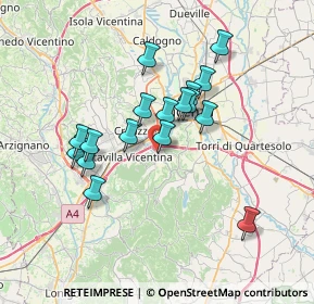 Mappa Via Portule, 36077 Altavilla vicentina VI, Italia (6.02529)