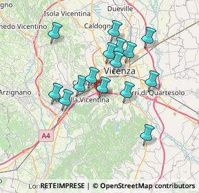 Mappa Via Portule, 36077 Altavilla vicentina VI, Italia (6.21733)