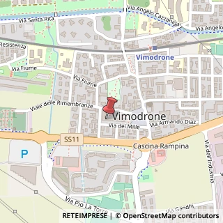 Mappa Via dei Mille, 30, 20055 Vimodrone, Milano (Lombardia)