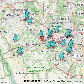 Mappa Via Genova, 20010 Pregnana Milanese MI, Italia (8.698)