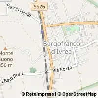 Map Borgofranco d'Ivrea
