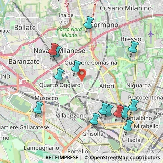 Mappa Via Bovisasca, Milano (2.425)