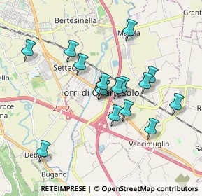 Mappa Via Rovigo, 36040 Torri di Quartesolo VI, Italia (1.54875)