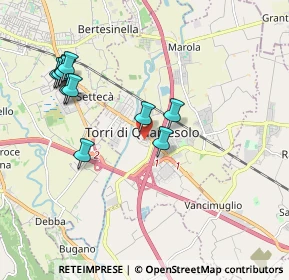 Mappa Via Rovigo, 36040 Torri di Quartesolo VI, Italia (1.96)