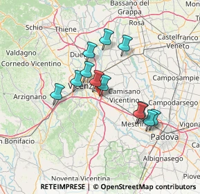 Mappa Via Rovigo, 36040 Torri di Quartesolo VI, Italia (11.3725)