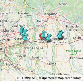 Mappa Via Fantoni Andrea, 24047 Treviglio BG, Italia (10.81545)