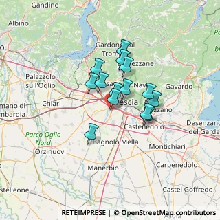 Mappa Via Enrico Roselli, 25128 Brescia BS, Italia (9.32429)