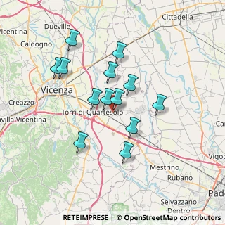 Mappa Via Roma, 36040 Grumolo delle Abbadesse VI, Italia (6.06769)