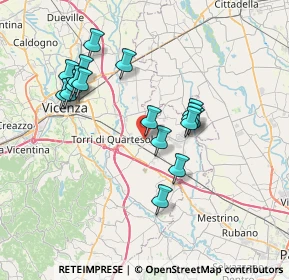 Mappa Via Roma, 36040 Grumolo delle Abbadesse VI, Italia (6.84412)