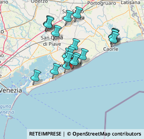Mappa Via L'Aja, 30016 Lido di Jesolo VE, Italia (12.261)
