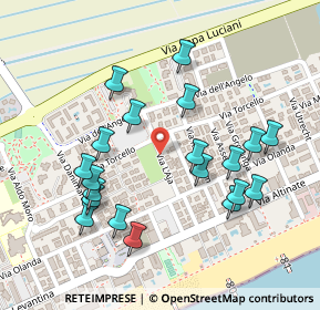 Mappa Via L'Aja, 30016 Lido di Jesolo VE, Italia (0.2455)