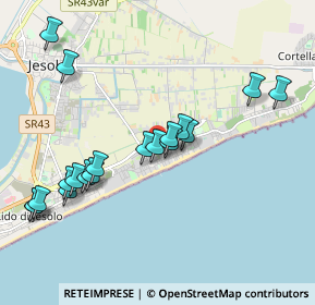 Mappa Via L'Aja, 30016 Jesolo VE, Italia (2.03684)