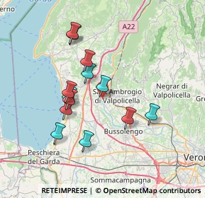 Mappa Via Domegliara, 37015 Sant'Ambrogio di Valpolicella VR, Italia (6.46692)