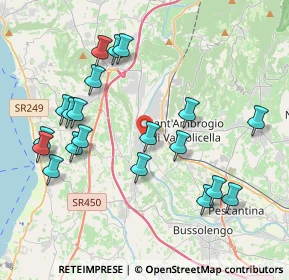 Mappa Via Domegliara, 37015 Sant'Ambrogio di Valpolicella VR, Italia (4.2055)