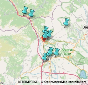 Mappa Via Boarie, 10013 Borgofranco d'Ivrea TO, Italia (5.65833)