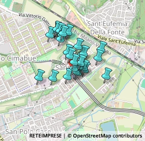 Mappa Corso Luigi Bazoli, 25135 Brescia BS, Italia (0.28571)