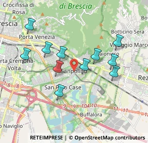Mappa Corso Luigi Bazoli, 25135 Brescia BS, Italia (1.73909)
