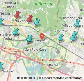 Mappa Corso Luigi Bazoli, 25135 Brescia BS, Italia (2.59333)
