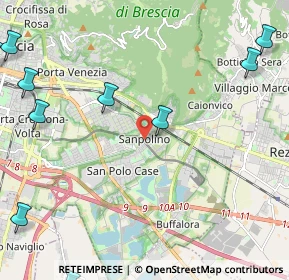 Mappa Corso Luigi Bazoli, 25135 Brescia BS, Italia (3.40545)