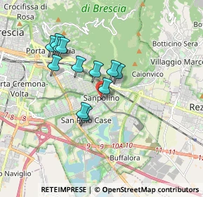 Mappa Corso Luigi Bazoli, 25135 Brescia BS, Italia (1.465)