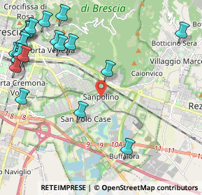 Mappa Corso Luigi Bazoli, 25135 Brescia BS, Italia (2.988)