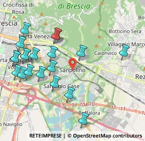 Mappa Corso Luigi Bazoli, 25135 Brescia BS, Italia (2.315)