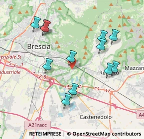 Mappa Corso Luigi Bazoli, 25135 Brescia BS, Italia (3.89583)