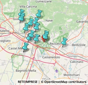Mappa Corso Luigi Bazoli, 25135 Brescia BS, Italia (6.61063)