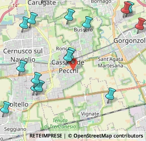 Mappa 20060 Cassina de' Pecchi MI, Italia (3.01278)