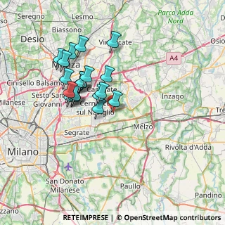 Mappa 20060 Cassina de' Pecchi MI, Italia (6.312)