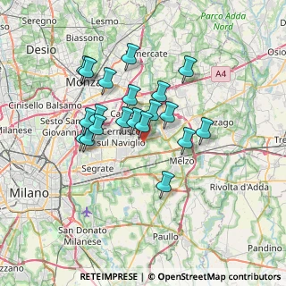 Mappa 20060 Cassina de' Pecchi MI, Italia (5.809)