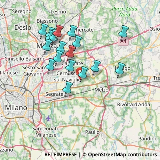 Mappa 20060 Cassina de' Pecchi MI, Italia (7.26222)