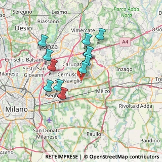 Mappa 20060 Cassina de' Pecchi MI, Italia (6.08583)