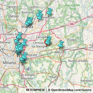 Mappa 20060 Cassina de' Pecchi MI, Italia (9.292)