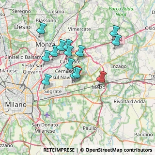 Mappa 20060 Cassina de' Pecchi MI, Italia (6.20643)