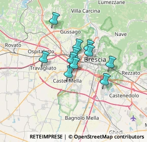 Mappa Via Roselli Enrico, 25125 Brescia BS, Italia (4.40273)