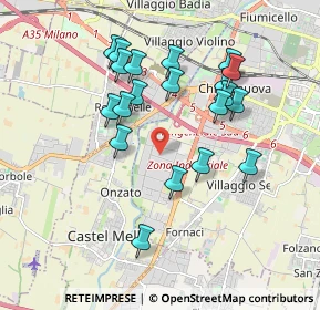 Mappa Via Roselli Enrico, 25125 Brescia BS, Italia (1.762)