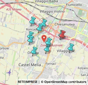 Mappa Via Roselli Enrico, 25125 Brescia BS, Italia (1.36909)