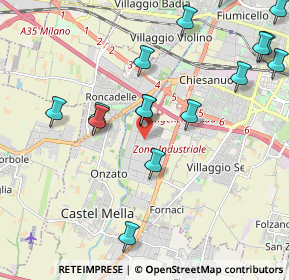 Mappa Via Roselli Enrico, 25125 Brescia BS, Italia (2.40188)