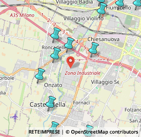 Mappa Via Roselli Enrico, 25125 Brescia BS, Italia (2.76583)