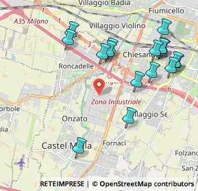 Mappa Via Roselli Enrico, 25125 Brescia BS, Italia (2.25938)