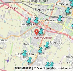 Mappa Via Roselli Enrico, 25125 Brescia BS, Italia (2.94533)