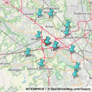 Mappa Via Giuseppe Mazzini, 20016 Pero MI, Italia (3.82143)