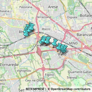 Mappa Via Giuseppe Mazzini, 20016 Pero MI, Italia (1.3835)